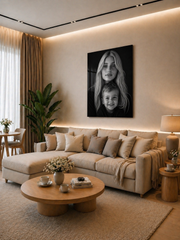 Emotional Portrait – Dein Foto als Premium-Metallposter