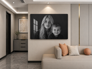 Emotional Portrait – Dein Foto als Premium-Metallposter
