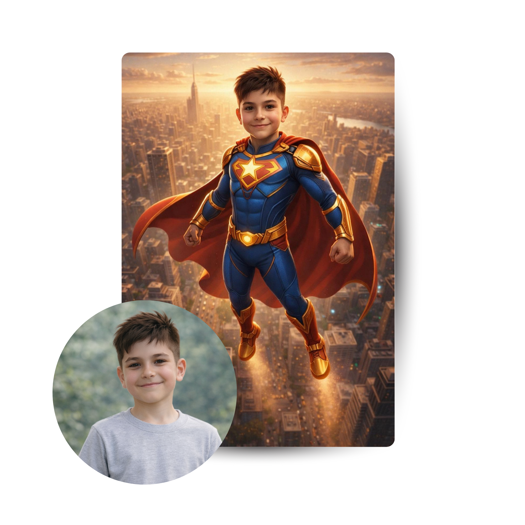 Kinder Masterpiece gestochen scharfes Metallposter