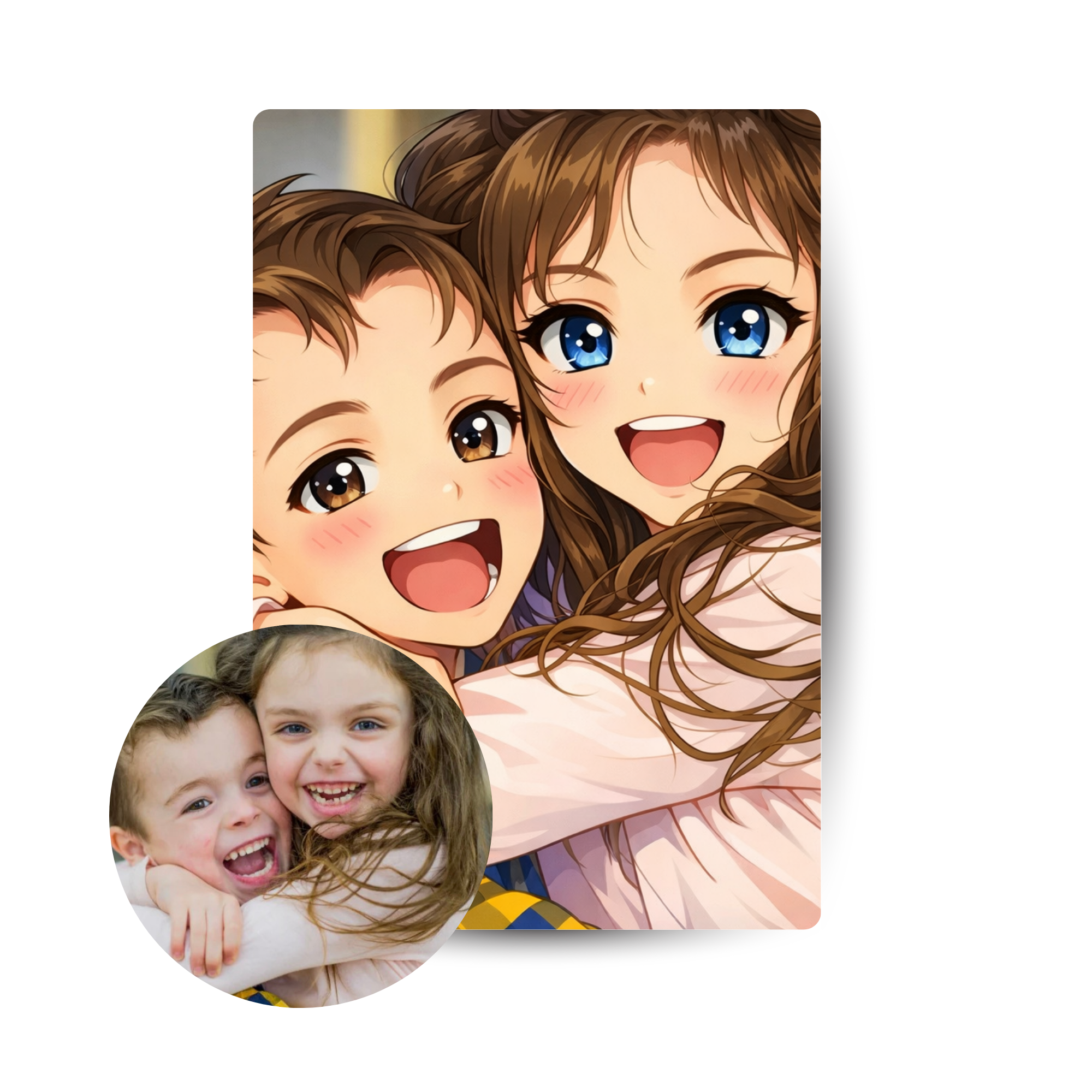 Kinder Masterpiece gestochen scharfes Metallposter