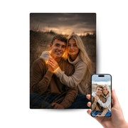 Lichtmoment – Dein Foto als Premium-Metallposter