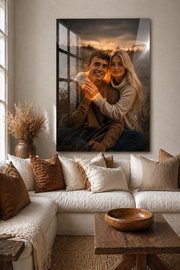 Lichtmoment – Dein Foto als Premium-Metallposter