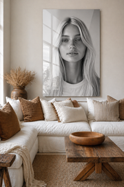 Schwarz-Weiß – Dein Foto als Premium-Metallposter