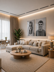 Schwarz-Weiß – Dein Foto als Premium-Metallposter